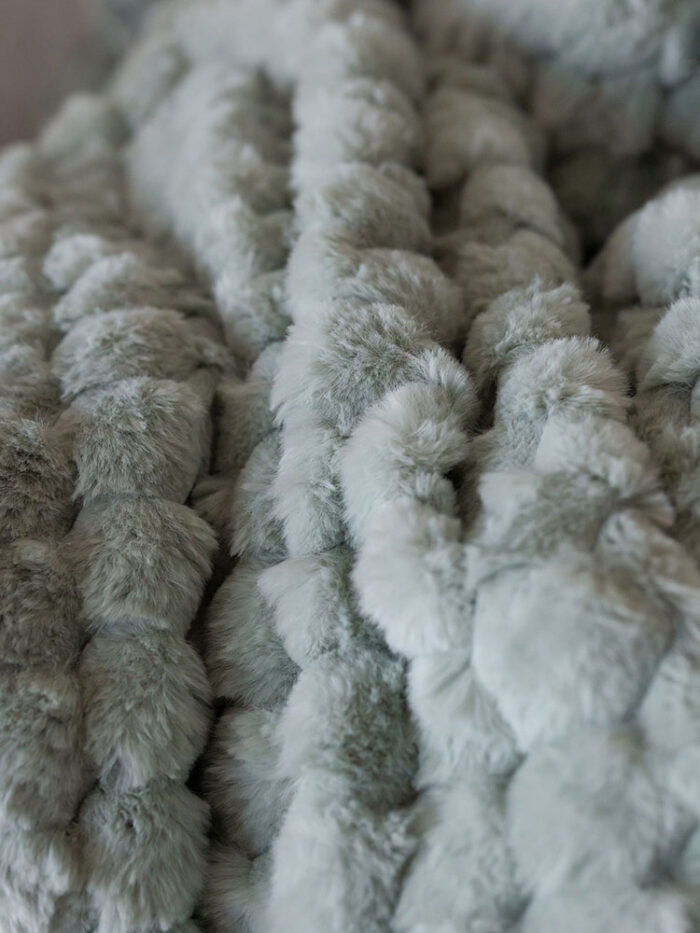 Arctic Snug Mint Throw - Image 2
