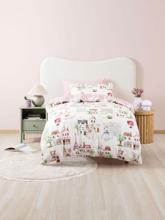 Paris Tails Duvet Cover Set